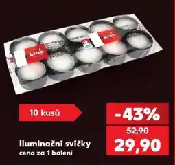 Kaufland Iluminační svíčky nabídka