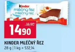 Terno Kinder mléčný řez nabídka