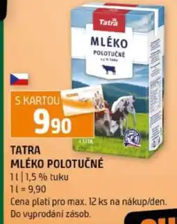 Terno Tatra Mléko Polotučné nabídka