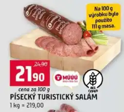 Terno Písecký turistický salám nabídka