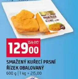 Terno Smažený kuřecí prsní řízek obalovaný nabídka