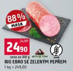 Terno Rio Ebro se zeleným pepřem nabídka