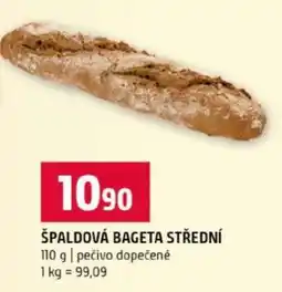 Terno Špaldová bageta střední nabídka