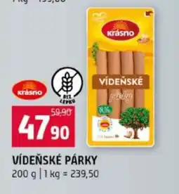 Terno Vídeňské párky* • nabídka