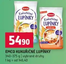 Terno Emco kukuřičné lupínky nabídka