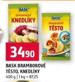 Terno BASK Bramborové těsto, knedlíky nabídka