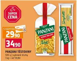 Terno Panzani Těstoviny nabídka