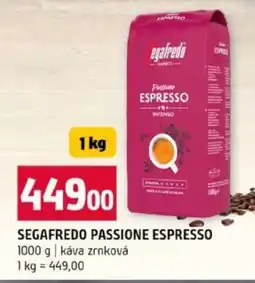 Terno Segafredo Passione Espresso nabídka