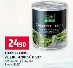 Terno COOP PREMIUM ZELENÉ FAZOLOVÉ LUSKY nabídka