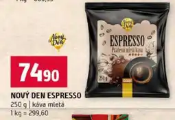 Terno NOVÝ DEN ESPRESSO nabídka