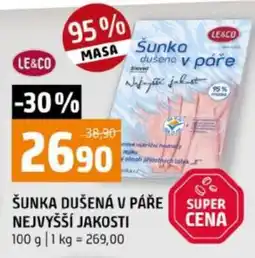 Terno Šunka dušená v páře nejvyšší jakosti nabídka