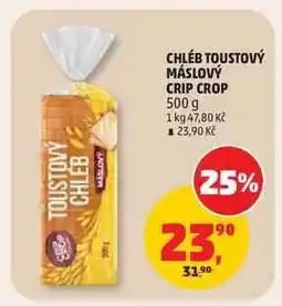 Penny Market Chléb toustový máslový Crip Crop nabídka