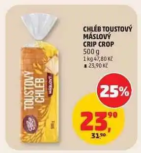 Penny Market Chléb toustový máslový Crip Crop nabídka