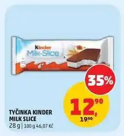 Penny Market TYČINKA KINDER MILK-SLICE nabídka