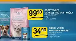 Flop DOBRÝ VÝBĚR Granule pro psy/kočky nabídka