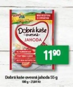 Brněnka Dobrá kaše ovesná jahoda nabídka