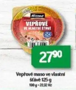 Brněnka Hawo vepřové maso ve vlastní šťávě nabídka