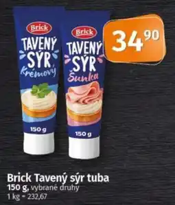 COOP TIP Brick Tavený sýr tuba nabídka