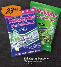 COOP TIP Eukalyptus bonbóny nabídka