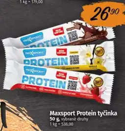 COOP TIP Maxsport Protein tyčinka nabídka