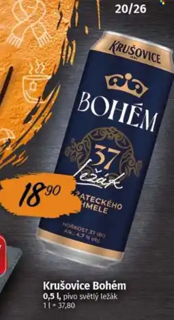 COOP TIP Krušovice Bohém nabídka
