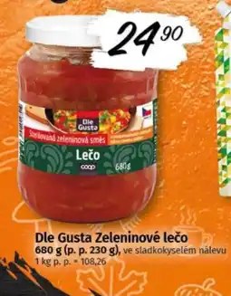 COOP TIP Dle Gusta Zeleninové lečo nabídka
