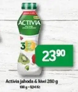 Brněnka Activia jahoda & kiwi nabídka