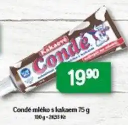 Brněnka Condé mléko s kakaem nabídka