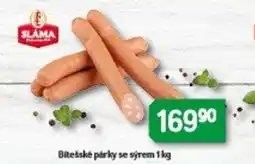 Brněnka Sláma bitešské párky se sýrem nabídka