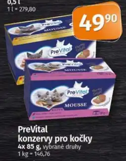 COOP TIP PreVital konzervy pro kočky nabídka