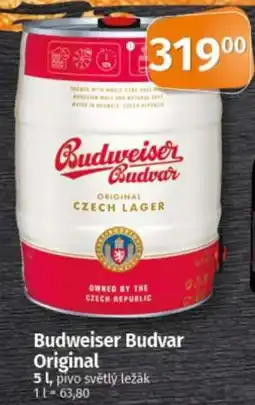 COOP TIP Budweiser Budvar Original nabídka