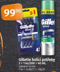 COOP TIP Gillette holící potřeby nabídka