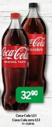 Brněnka Coca-Cola Coca-Cola zero nabídka