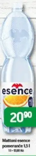Brněnka Mattoni esence pomeranče nabídka