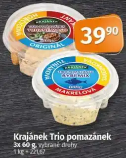 COOP TIP Krajánek trio pomazánek nabídka
