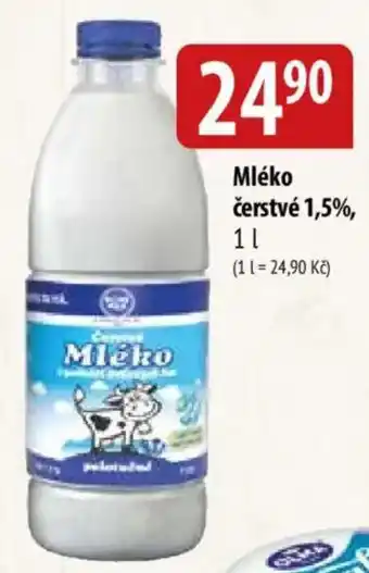 Mléko čerstvé 1,5%