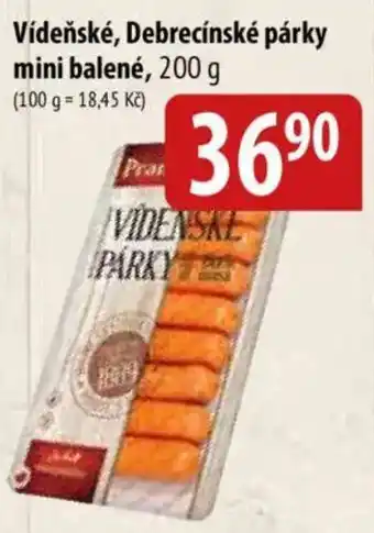 Právě Vídeňské párky