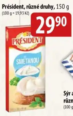 Bala President smetanu nabídka