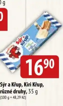 Bala Sýr a Křup, Kiri Křup nabídka
