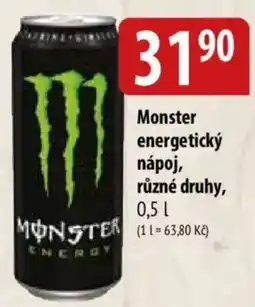 Bala Monster energetický nápoj nabídka