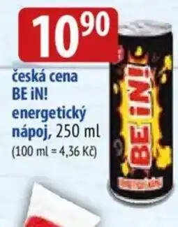 Bala Be in! energetický nápoj nabídka