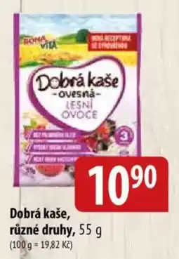 Bala Dobrá kaše, ovesná lesní ovoce nabídka