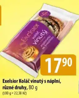 Bala Exelsior koláč vinutý s náplní nabídka
