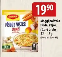 Bala Maggi polévka Přidej vejce, slepičí nabídka