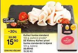 Tesco Kuřecí šunka standard nabídka