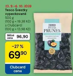 Tesco Tesco Švestky vypeckované nabídka