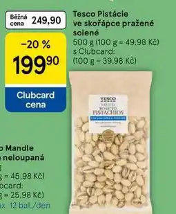 Tesco Tesco Pistácie ve skořápce pražené solené nabídka