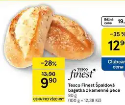 Tesco Tesco Finest Špaldová cena bagetka z kamenné pece nabídka