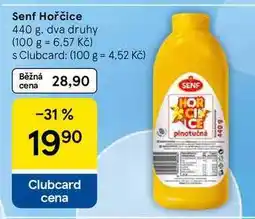 Tesco Senf Hořčice nabídka
