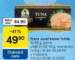 Tesco Franz Josef Kaiser Tuňák nabídka